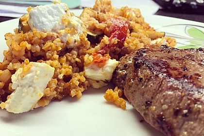 Bulgur - Schafskäse Auflauf 13