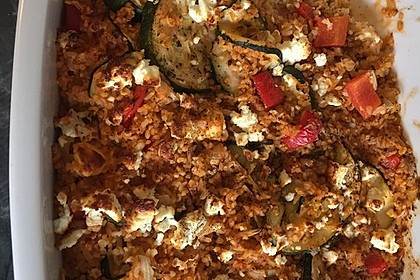 Bulgur - Schafskäse Auflauf 14