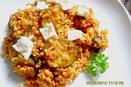 Bulgur - Schafskäse Auflauf 34