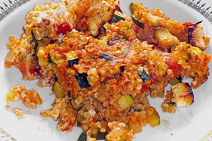 Bulgur - Schafskäse Auflauf 33