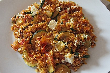 Bulgur - Schafskäse Auflauf