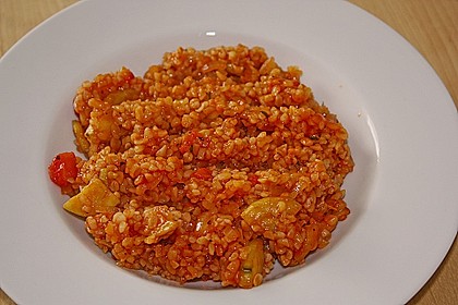 Bulgur - Schafskäse Auflauf 3