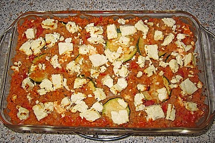 Bulgur - Schafskäse Auflauf 9