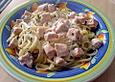 Spaghetti mit Lachs - Pernod So&szlig;e