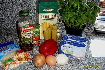 Cannelloni mit Frischkäsefüllung 6