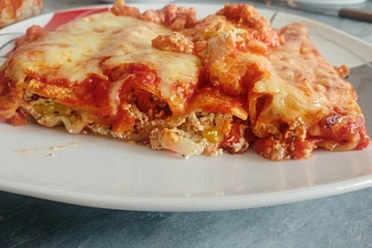 Cannelloni mit Frischkäsefüllung 2