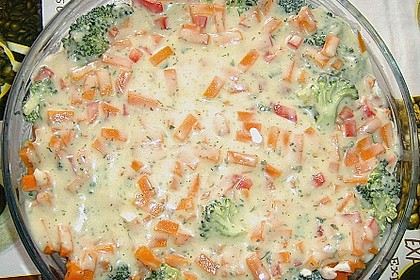 Leichtes Seelachsfilet mit gemischtem Gem&uuml;se 3