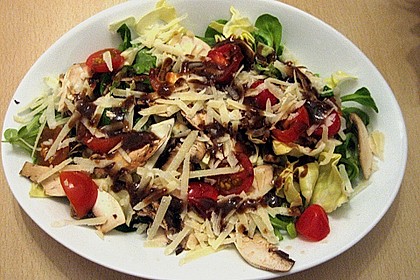 Feldsalat mit Parmesank&auml;se 1