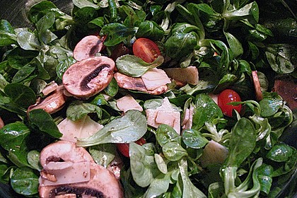 Feldsalat mit Parmesank&auml;se 3
