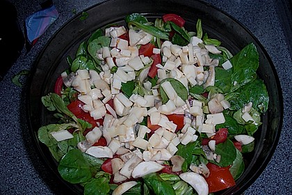 Feldsalat mit Parmesank&auml;se 4