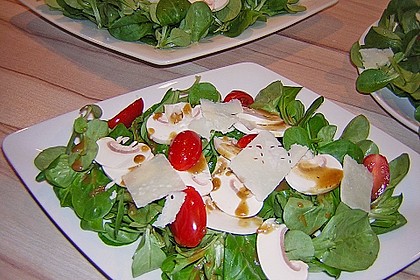 Feldsalat mit Parmesank&auml;se 7