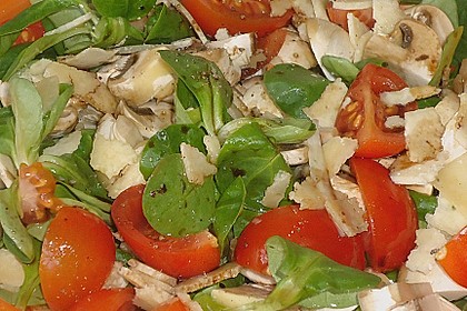 Feldsalat mit Parmesank&auml;se 8