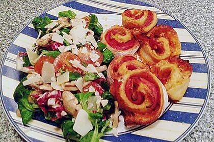 Feldsalat mit Parmesank&auml;se 12
