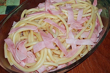 Schinkenmakkaroni, &uuml;berbacken 1