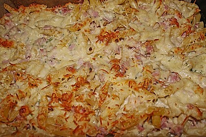 Schinkenmakkaroni, &uuml;berbacken 4
