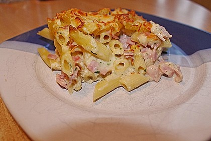 Schinkenmakkaroni, &uuml;berbacken 5