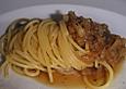 Spaghetti mit Zwiebelsauce