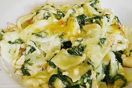 Spinat - Lachs - Lasagne 2