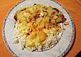 Fischfilets mit Mandarinen - Ananas - So&szlig;e