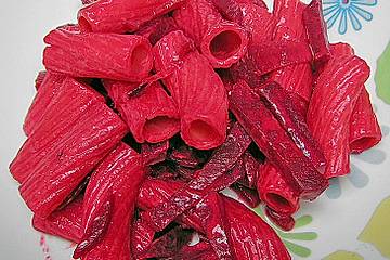 Rote Bete mit Nudeln