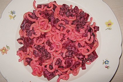 Rote Bete mit Nudeln 1