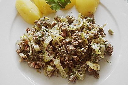 Fenchel - Hackfleischpfanne