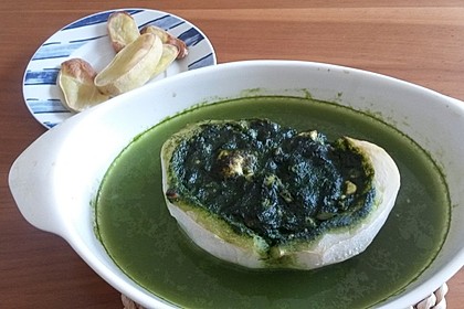 Kohlrabi gefüllt mit Spinat, Schafskäse und Schalotten 20