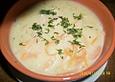 Kartoffelsuppe mit Krabben