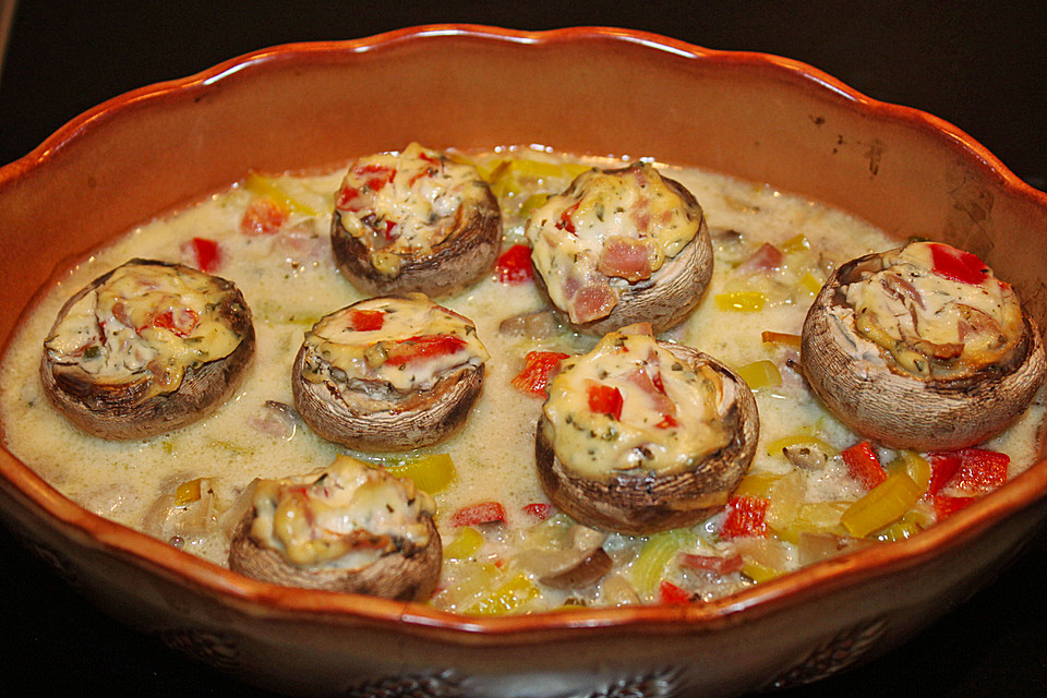 Überbackene Champignons (Rezept mit Bild) von JennyL82 | Chefkoch.de Überbackene Champignons (Rezept mit Bild) von JennyL82 | Chefkoch.de
