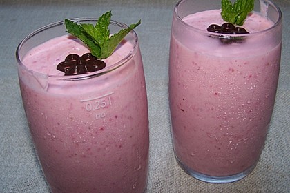 Geeiste Himbeermilch 1