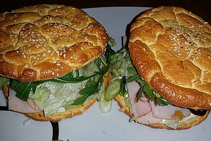 Low Carb Burgerbrötchen 'Oopsies' 17
