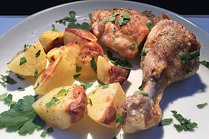 Griechisches Zitronenhähnchen 3