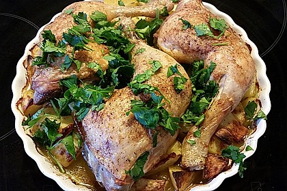 Griechisches Zitronenhähnchen 4