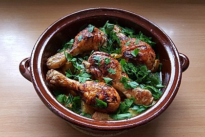 Griechisches Zitronenhähnchen