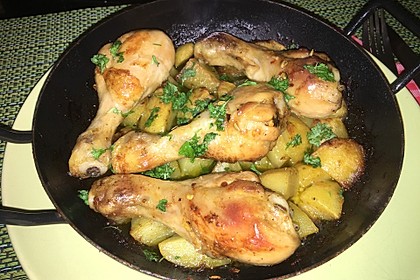 Griechisches Zitronenhähnchen 1