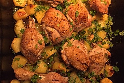 Griechisches Zitronenhähnchen 6
