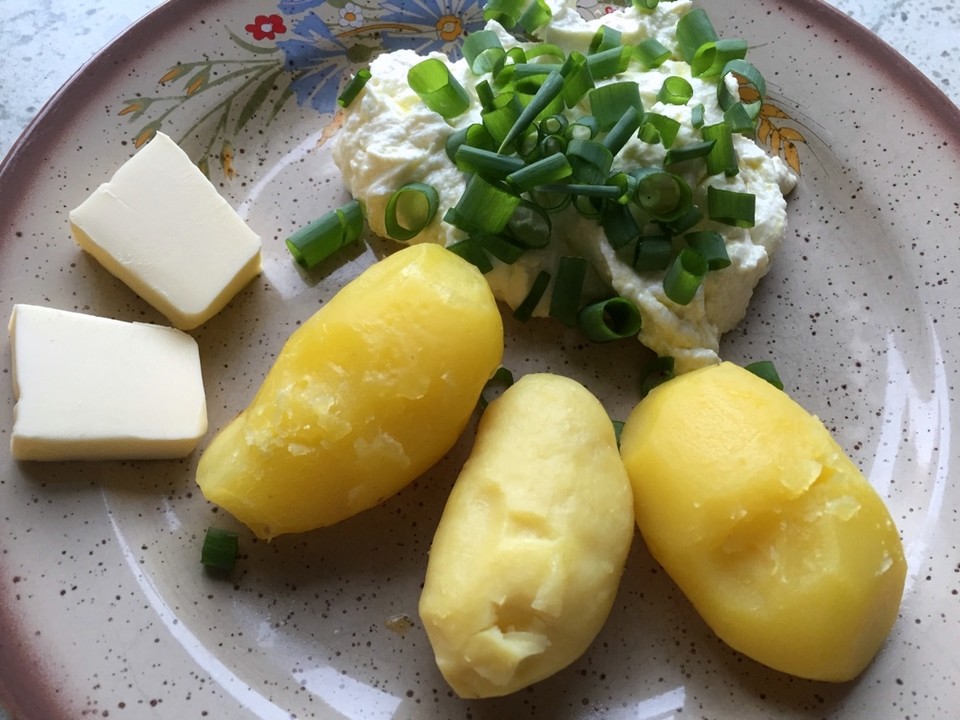 Pellkartoffeln Quark Und Lein L Von S Kroete Chefkoch De