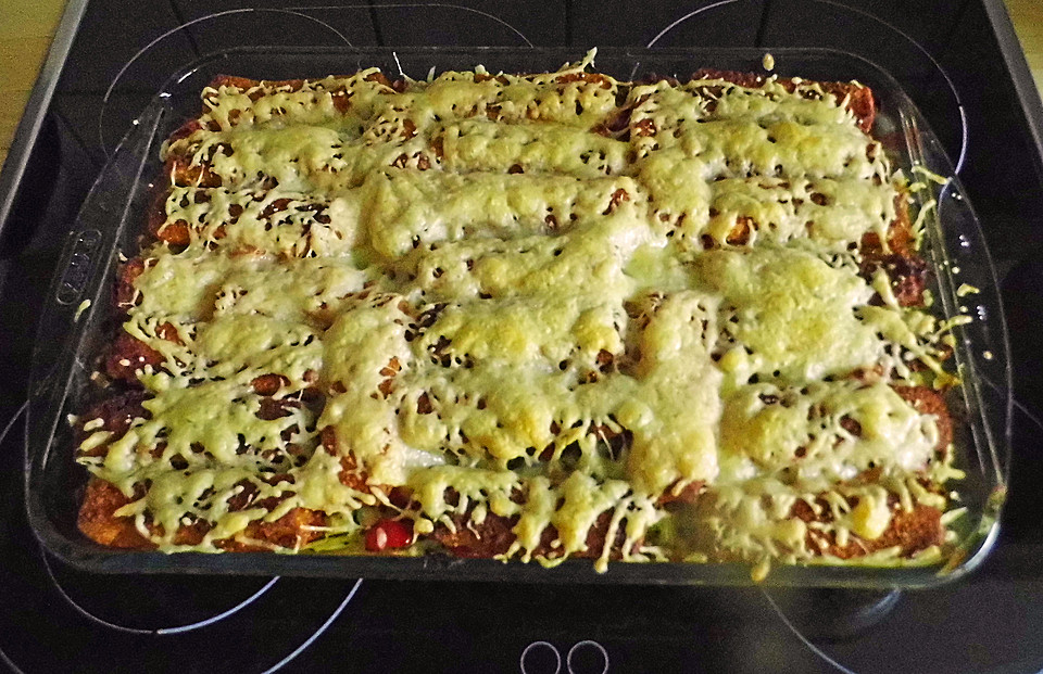 Fischstäbchen-Spaghetti-Spinat-Auflauf (Rezept mit Bild) | Chefkoch.de
