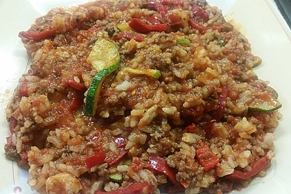 Reis-Hackfleisch-Pfanne mit Paprika 17