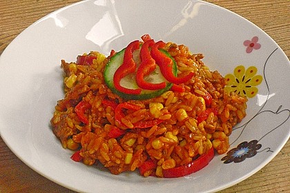 Reis-Hackfleisch-Pfanne mit Paprika 8
