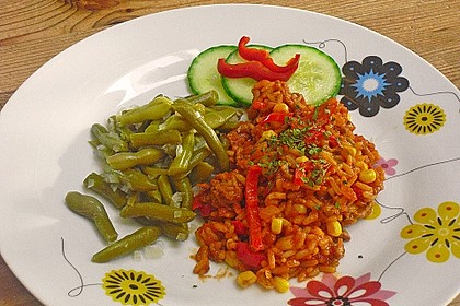 Reis-Hackfleisch-Pfanne mit Paprika 13