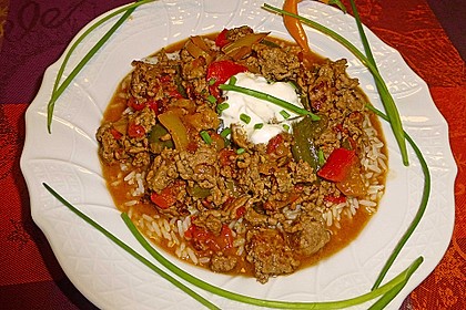 Reis-Hackfleisch-Pfanne mit Paprika 14