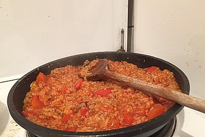 Reis-Hackfleisch-Pfanne mit Paprika 21