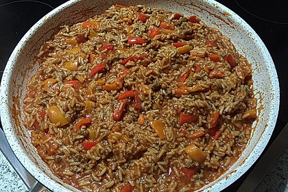 Reis-Hackfleisch-Pfanne mit Paprika 24