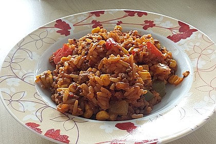 Reis-Hackfleisch-Pfanne mit Paprika 6