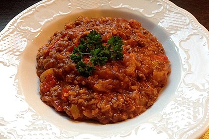 Reis-Hackfleisch-Pfanne mit Paprika 11