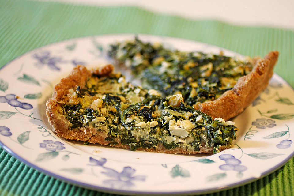 Spinat-Quiche mit Cashewnüssen (Rezept mit Bild) | Chefkoch.de