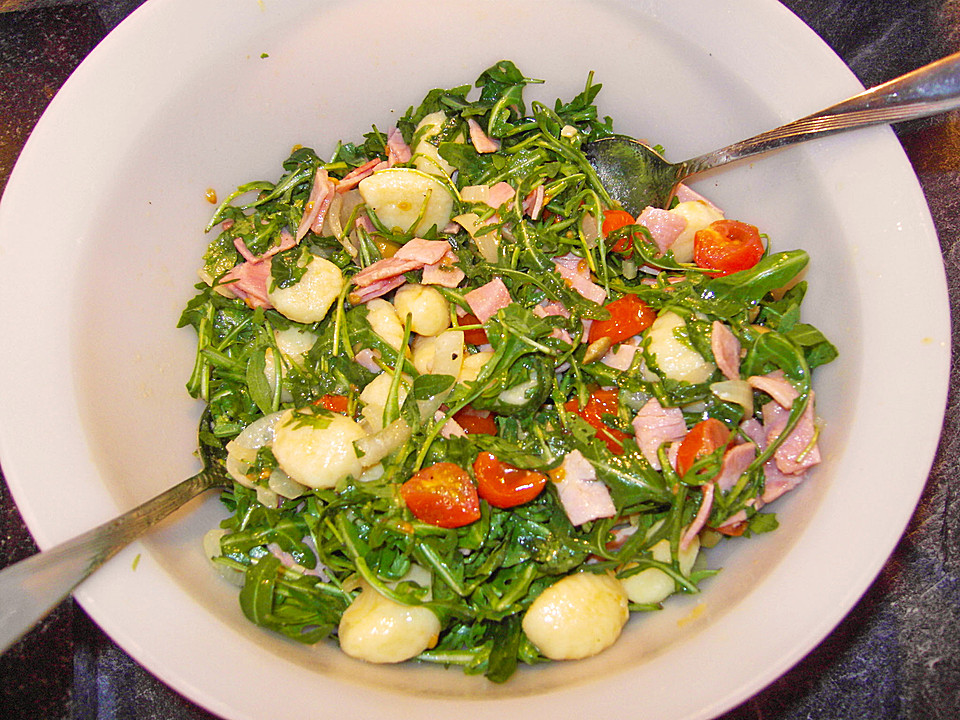 Gnocchi-Salat mit Rucola und Schinken (Rezept mit Bild) | Chefkoch.de