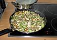 Tofu - Lauch - Champignon - Pfanne