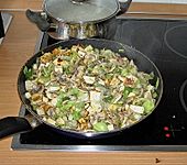 Tofu - Lauch - Champignon - Pfanne (Bild)